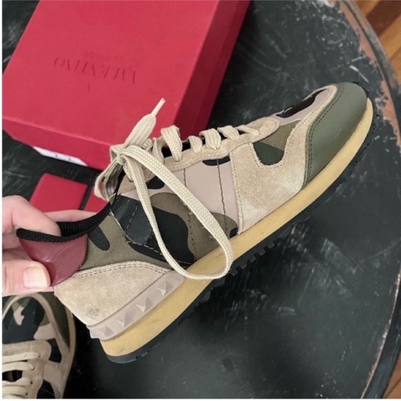 Valentino Garavani CamouflageRockrunner Shoes